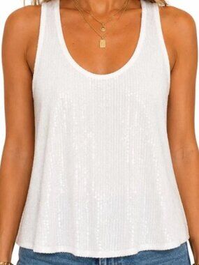 Banana Republic Sequins Tank Top